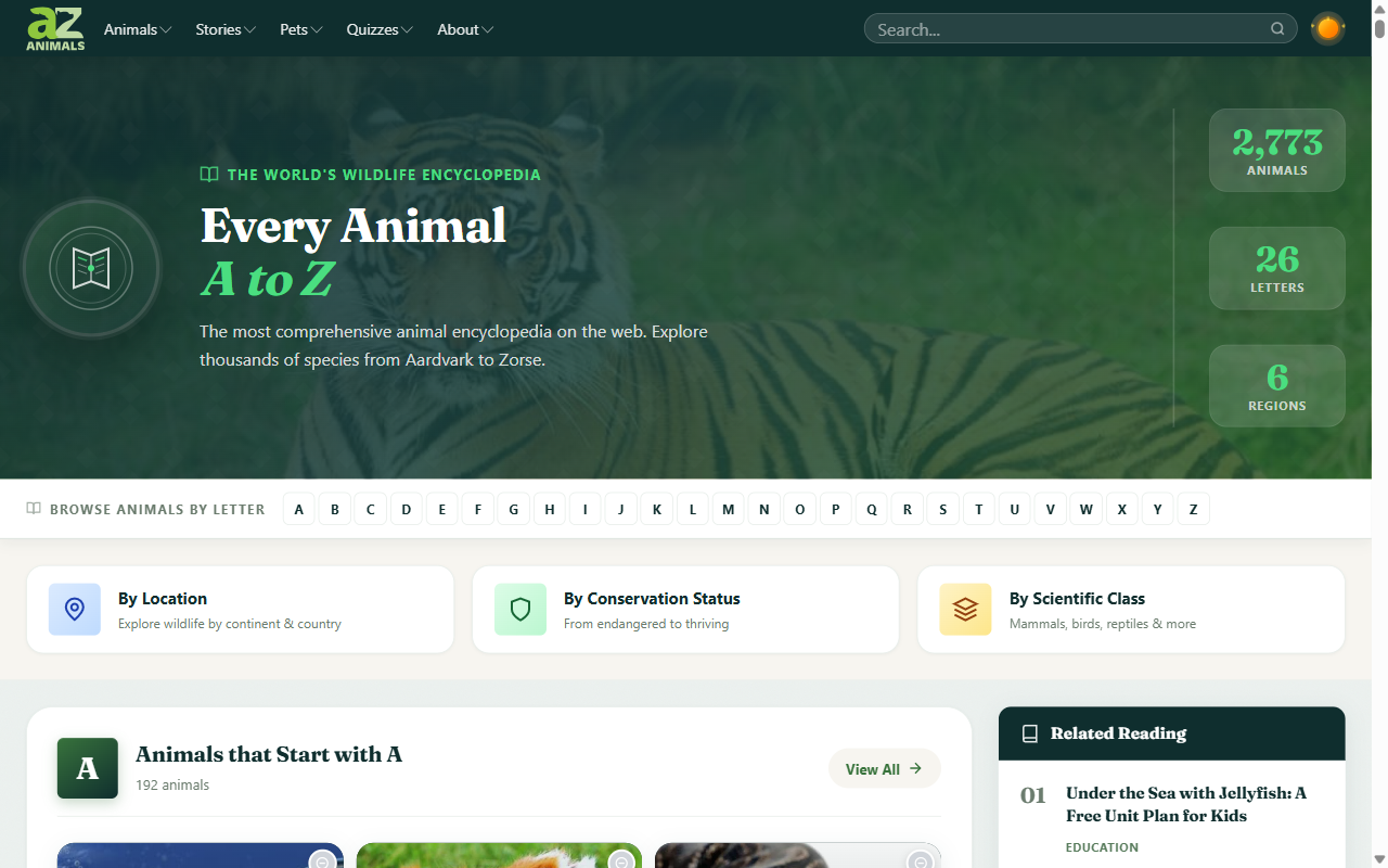 A-Z Animals