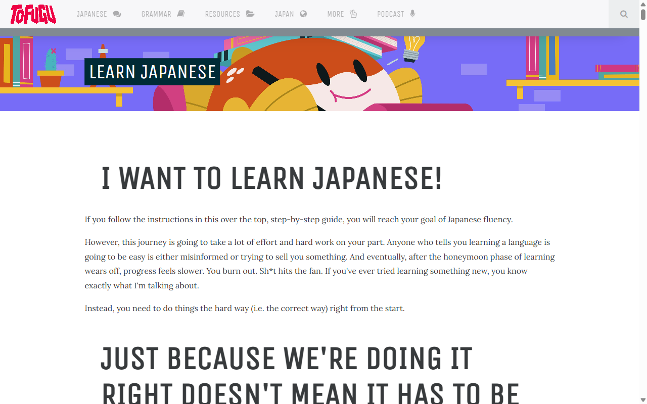 Learn Japanese: A Ridiculously Detailed Guide