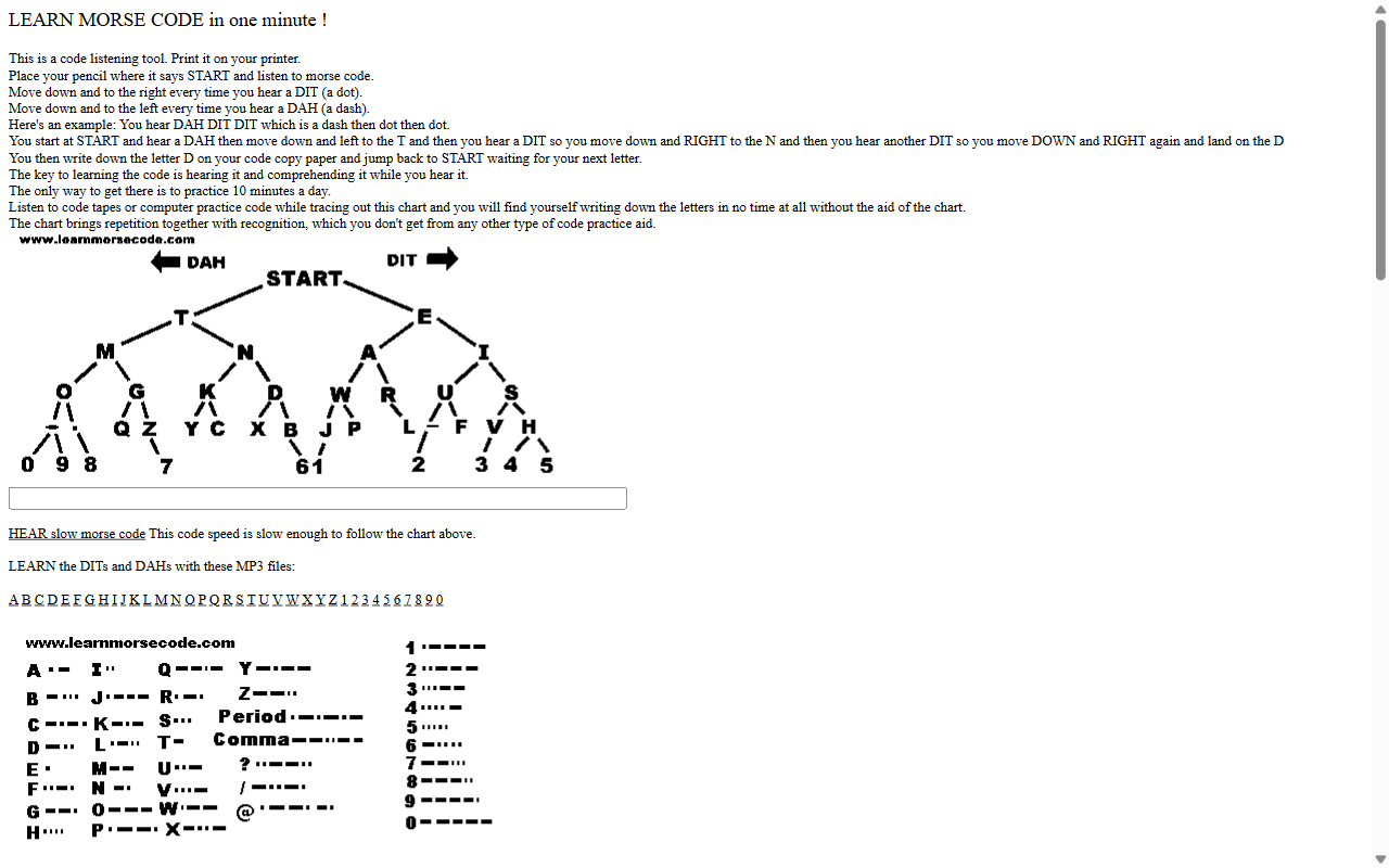 Learn Morse Code