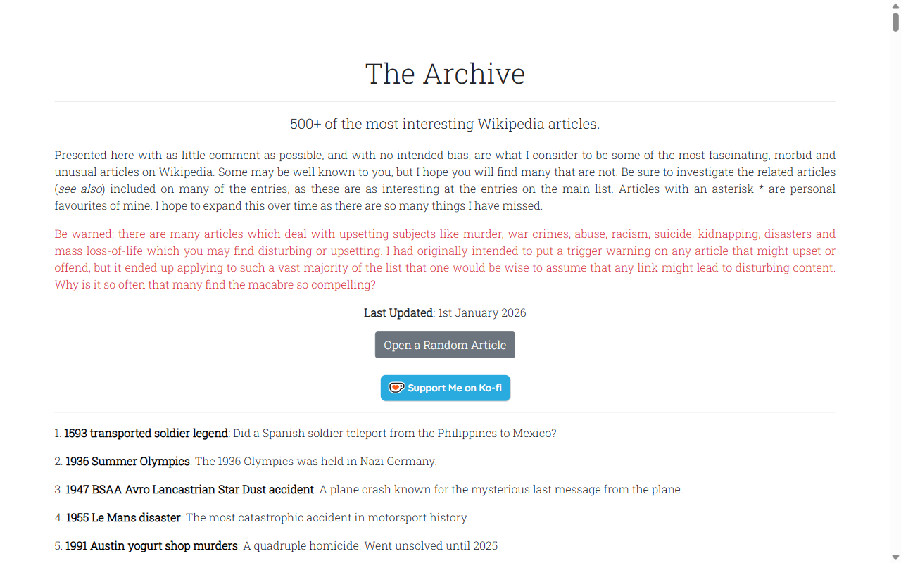 The Archive