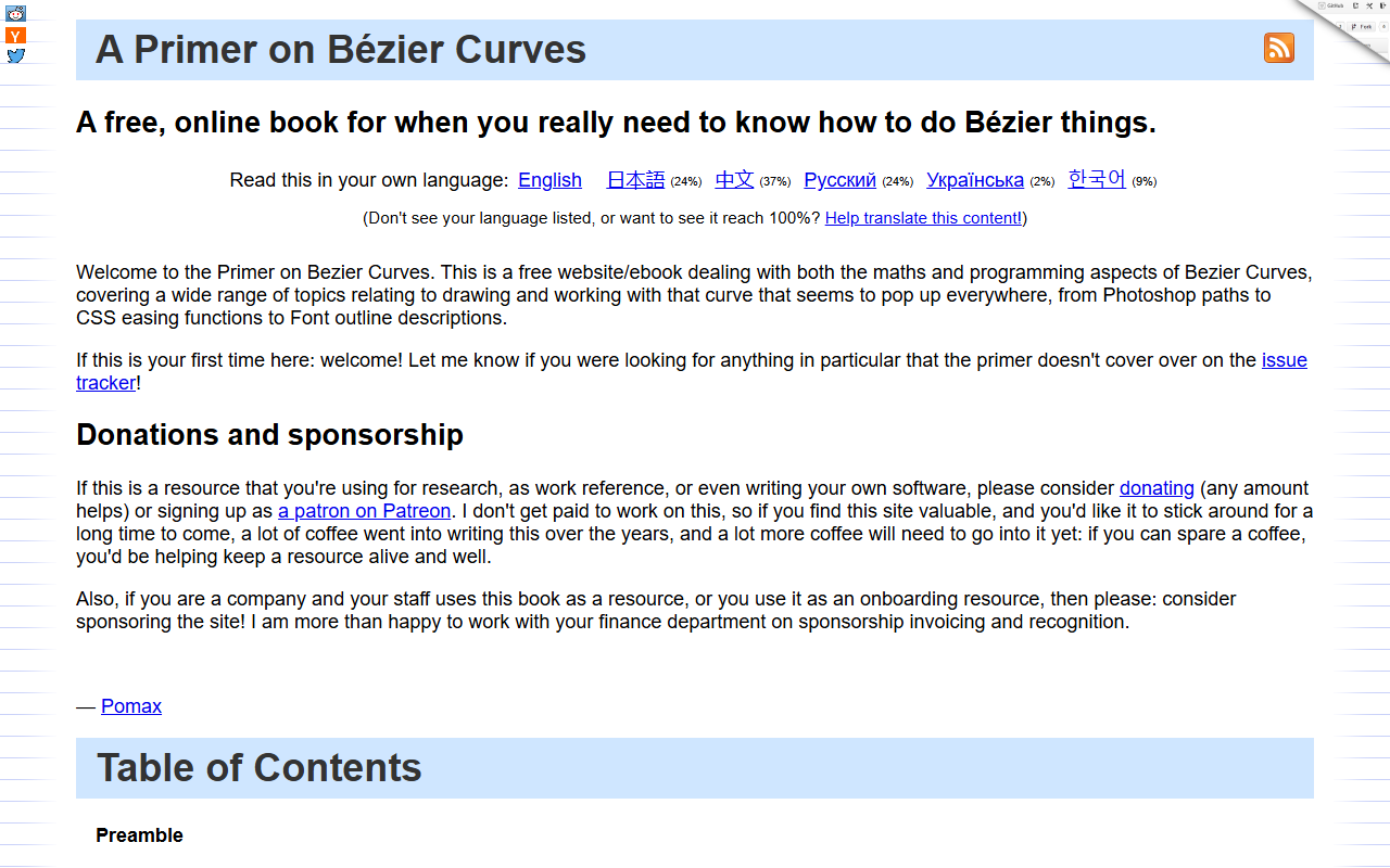A Primer on BΓ©zier Curves
