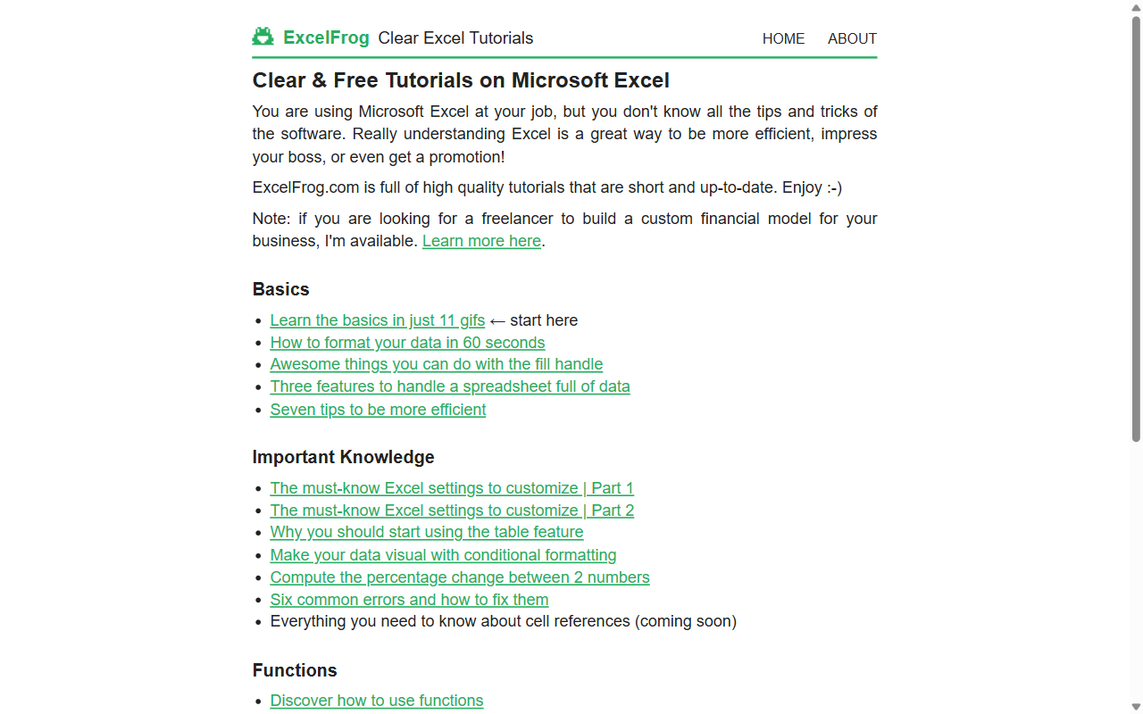 ExcelFrog
