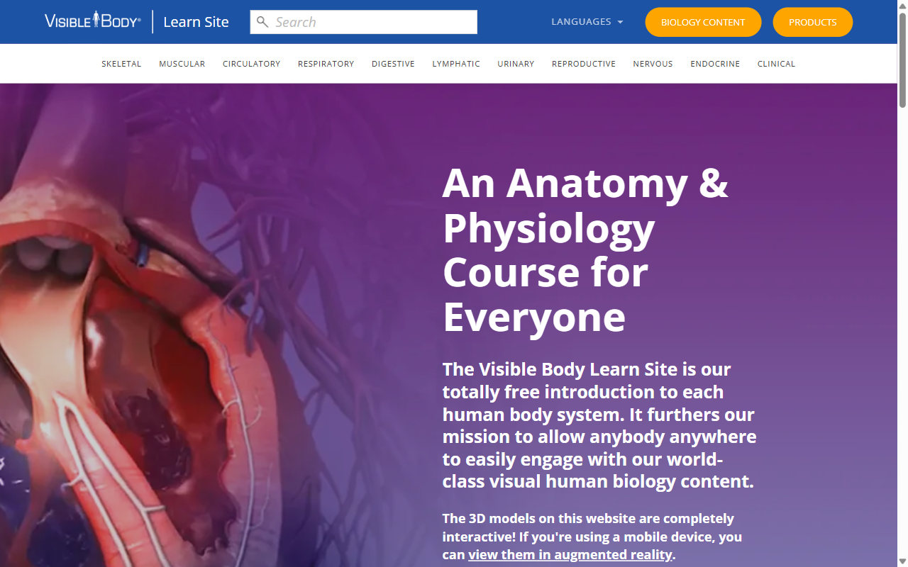 Visible Body โ Learn Site